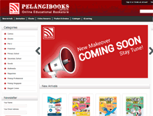 Tablet Screenshot of pelangibooks.com